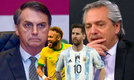 Los presidentes de Argentina y Brasil tuvieron un divertido cruce por la Final de la Copa América