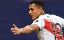 El jugador de La Máquina se mandó una gran jugada para la anotación. Foto: AFP