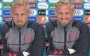 El portero de Dinamarca le recordó a Inglaterra que no han ganado la Eurocopa. (Foto: Twitter)