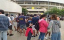 Aficionados llegaron desde temprano al Maracaná para conseguir su entrada. (Foto: @FedeCornali)