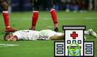 Chucky Lozano pasó la noche del sábado en el hospital. (Reuters)