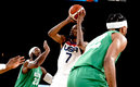 Kevin Durant no pudo brillar (Cortesía Twitter @usabasketball)