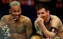 Ney y Messi compartieron un momento tras la final (Reuters)