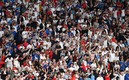 Wembley tuvo más afición de la permitida. Foto: AFP