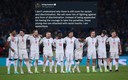 Haaland se pronunció contra el racismo en redes sociales. (Twitter @England / @ErlingHaaland)