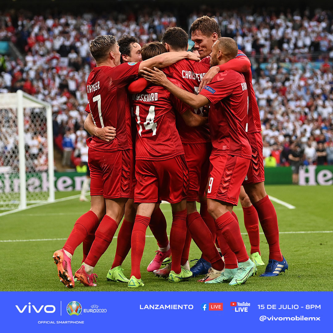 Inglaterra vs Dinamarca en Semifinales de la Euro 2020