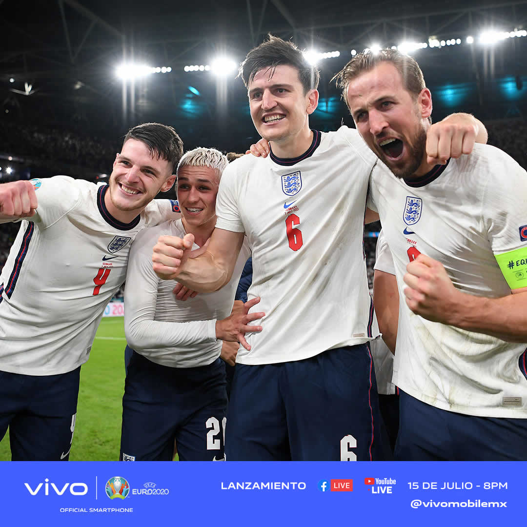 Inglaterra vs Dinamarca en Semifinales de la Euro 2020