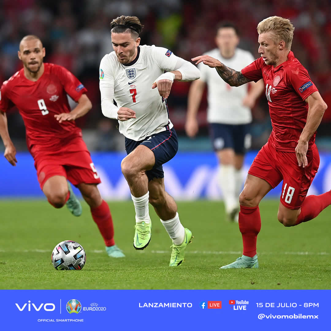Inglaterra vs Dinamarca en Semifinales de la Euro 2020