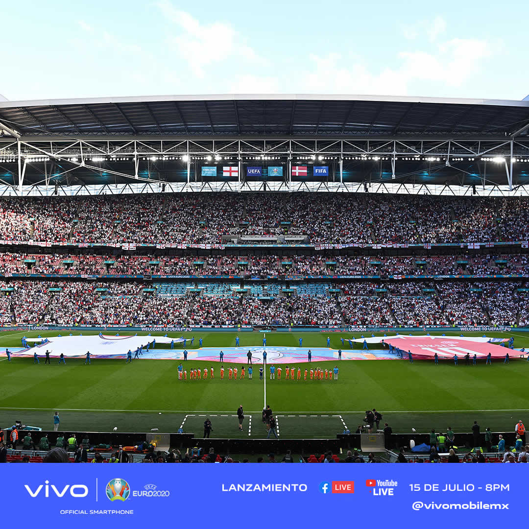 Inglaterra vs Dinamarca en Semifinales de la Euro 2020