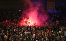 Italianos salieron a la calle a celebrar. (Foto: AFP)