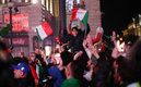 Los fans italianos festejaron en grande (Reuters)