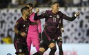 Funes Mori celebrando uno de los goles a Guatemala. Foto: Mexsport