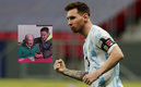 Messi tuvo un gesto con Don Hernán (Reuters)
