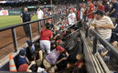 La afición se escondió en el Nationals Park. (Foto: Reuters)