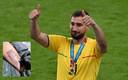 Donnarumma se tatuó la Eurocopa tras ganarla con Italia (AFP)