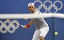 Un joven Federer en Juegos Olímpicos, ahora no estará en Tokio. Foto: AFP