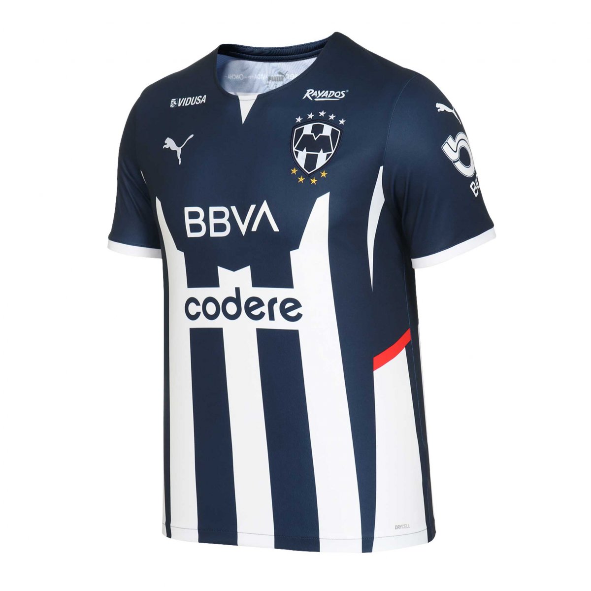 Rayados estrena patrocinio y mantiene las franjas verticales