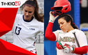 Golearon a Estados Unidos en Futbol Femenil y blanquearon a México en Softbol. (AFP | Reuters)