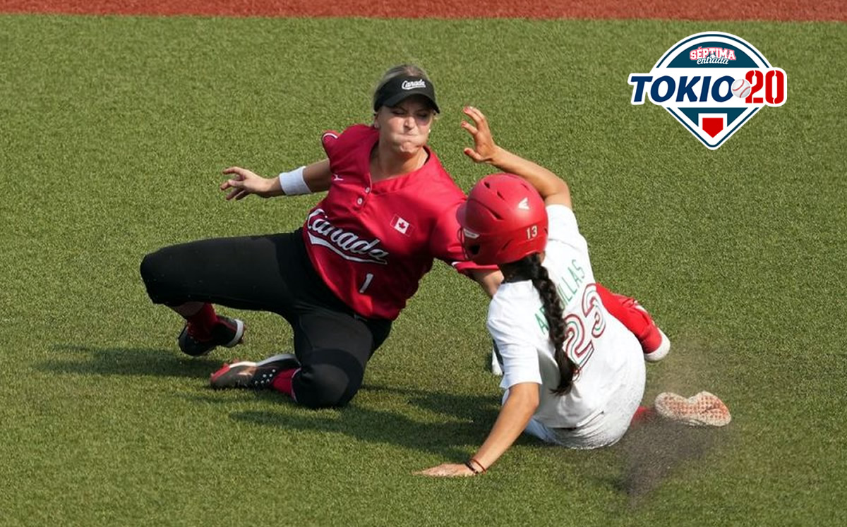Solo una jugadora de la Selección Mexicana de Softbol pudo llegar a la segunda base en el juego. (@WBSC)