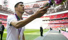 Oribe Peralta en Londres 2012 con la medalla de Oro en Wembley. (Mexsport)