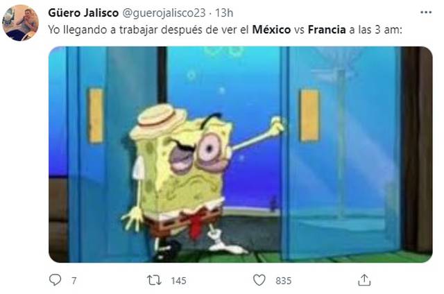 ¡Así madrugamos diario! México goleó a Francia y los memes celebran.