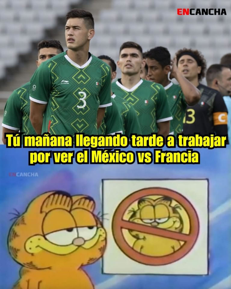 ¡Así madrugamos diario! México goleó a Francia y los memes celebran.