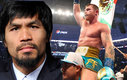 Manny Pacquiao se le rindió a Canelo Álvarez