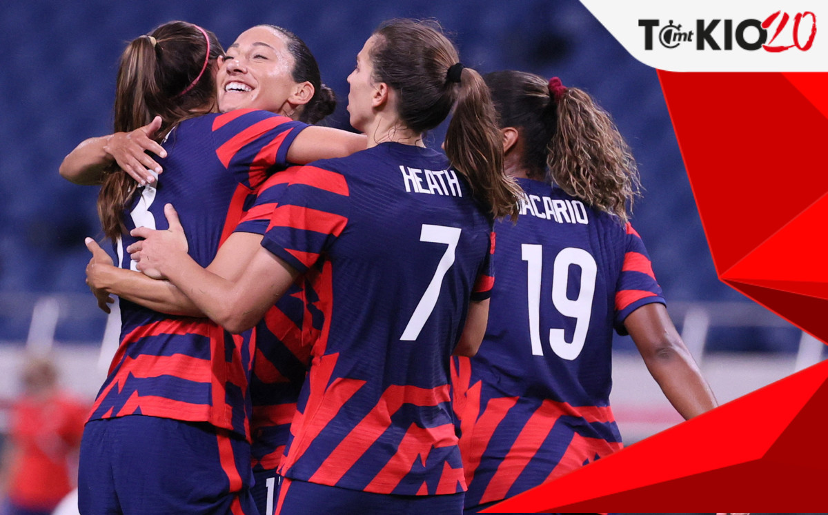 Nueva Zelanda vs Estados Unidos (1-6). Resultado Futbol Femenil JJ.OO. - Vimarsana News