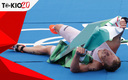 Kristian Blummenfelt salió en silla de ruedas tras ganar el Oro olímpico FOTO: Reuters