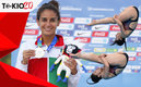 Paola Espinoza desató la polémica. (Fotos: AFP e Imago7)