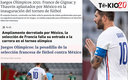 Portadas en Francia critican a Gignac, Thauvin y toda Francia tras goleada. (Mexsport)