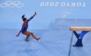 La gimnasta tuvo algunas fallas durante la clasificación para las finales. Foto: AFP