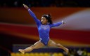 Simone Biles es el primer atleta olímpico en recibir un emoji personalizado de Twitter (AFP)