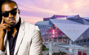 Kanye West y el estadio Mercedes-Benz de Atlanta.