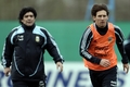 Maradona y Messi