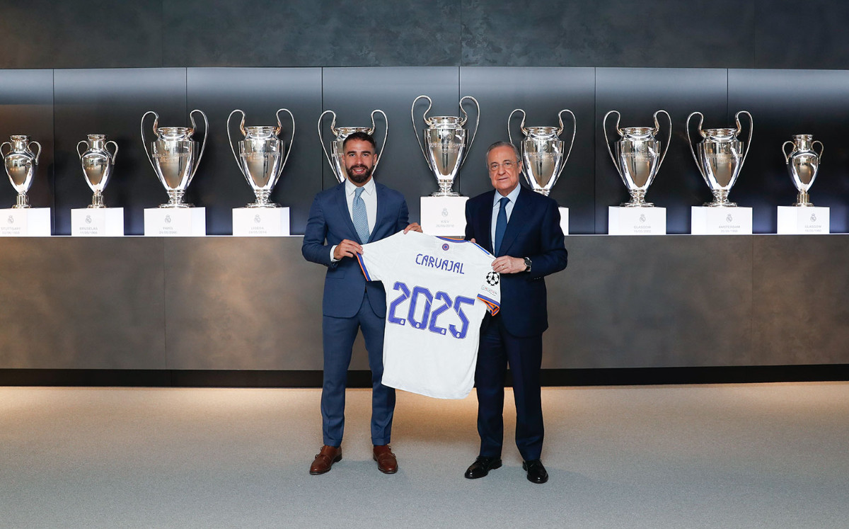 Dani Carvajal seguirá en el Madrid por cuatro años más. (FOTO: Real Madrid)