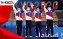 25 años después Rusia volvió a conquistar el Oro en el concurso por equipos varonil de gimnasia artística (AFP)