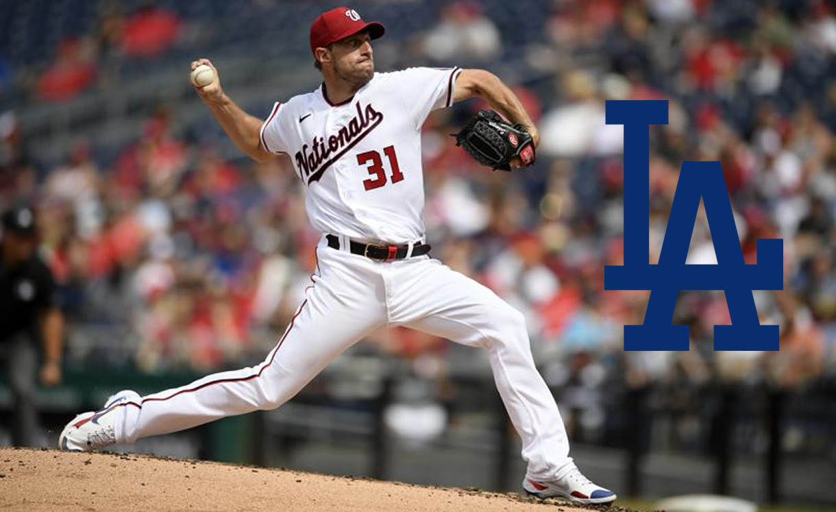 Max Scherzer en camino a Los Angeles