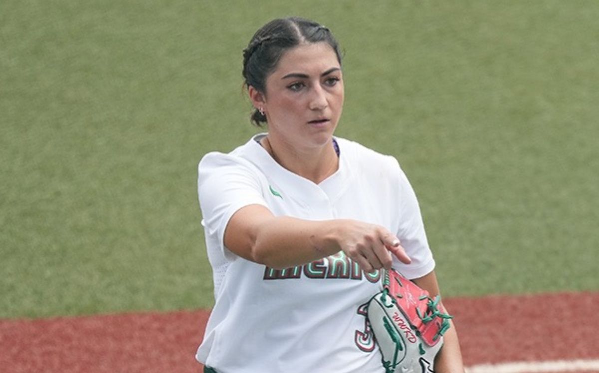 Danielle O'Toole fue la lanzadora del juego por la medalla de bronce en Tokio 2020. (WBSC)