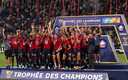 Lille se impuso 1-0 al PSG en el juego por la Supercopa de Francia (AFP)