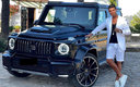 Cristiano posa con una SUV Brabus que está valuado en 600 mil euros. (IG @Cristiano)