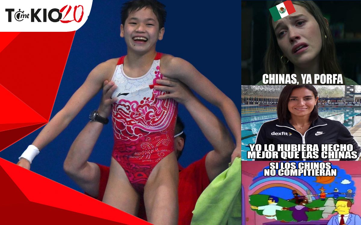 ¡Son robots! Memes le dan la Medalla de Oro a clavadistas chinas - Vimarsana News