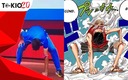 El griego Miltiadis Tentoglou  rindió un homenaje a Monkey D. Luffy. (Foto: Twitter)