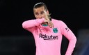 Griezmann fue abucheado a su llegada y salida de la Ciutat Esportiva (AFP)