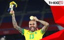 Dani Alves ganó el Oro con Brasil en Tokio 2020. FOTO: Reuters.