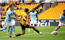 Raúl Jiménez tuvo una chance para anotar contra el Celta. (FOTO: Wolves)