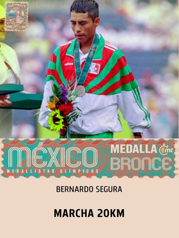 Bernardo Segura: Marcha 20 km - Bronce - Atlanta 1996