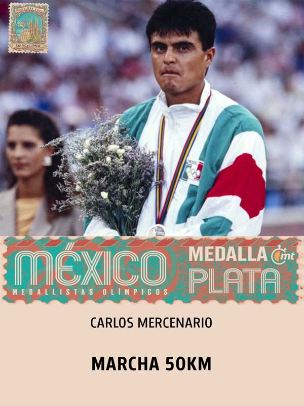 Carlos Mercenario: Marcha 50 km - Plata - Barcelona 1992