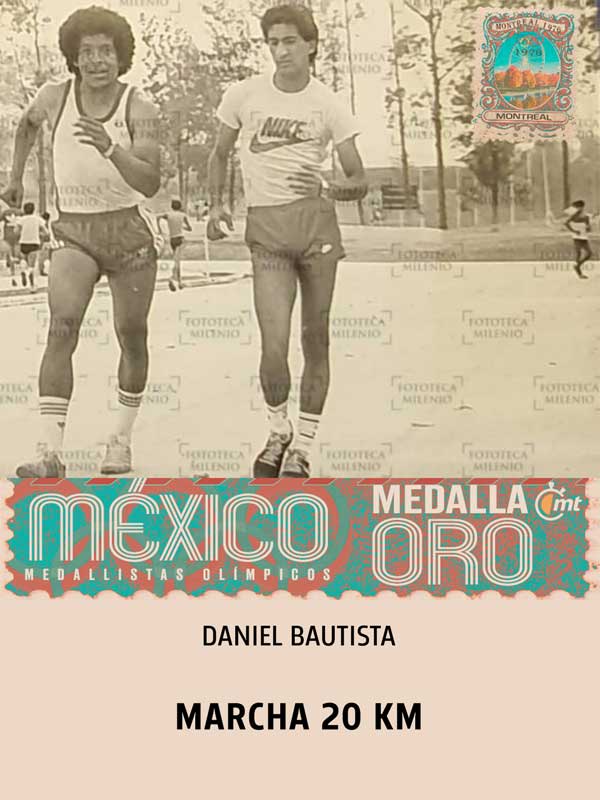 Daniel Bautista - Marcha 50 km - Oro - Montreal 1976