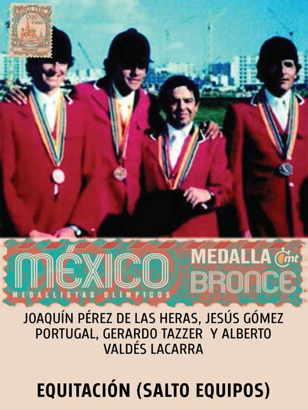 Equipo de ecuestre: Bronce - Moscú 1980